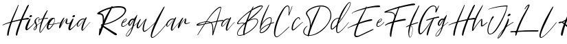 Historia Regular font