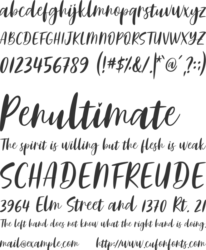 Adelio Darmanto font preview