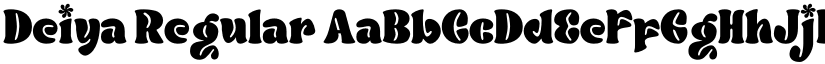 Deiya Regular font