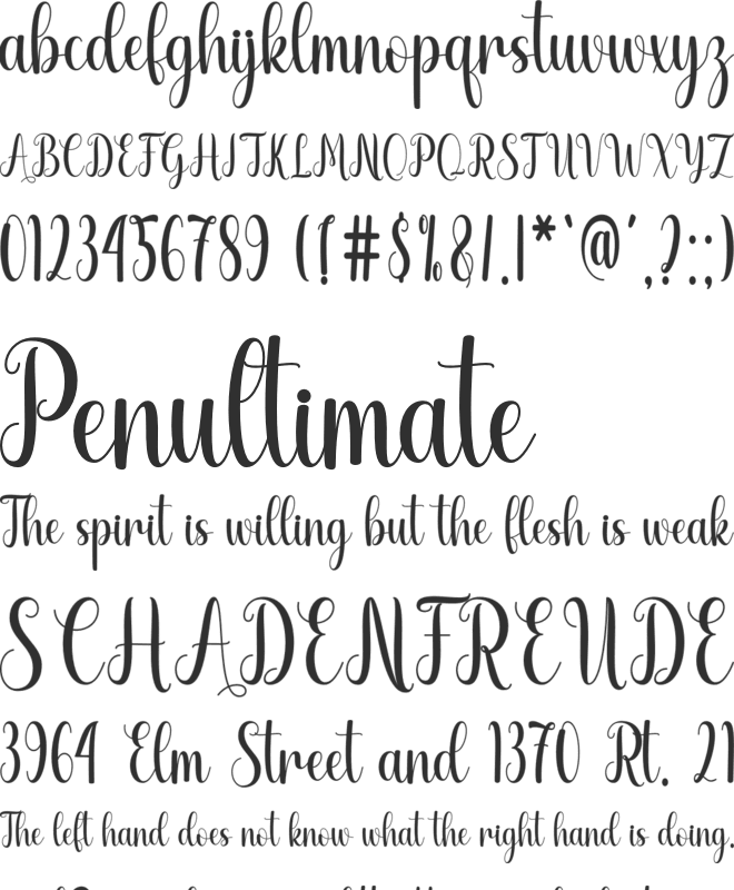 Candy Rainbow font preview
