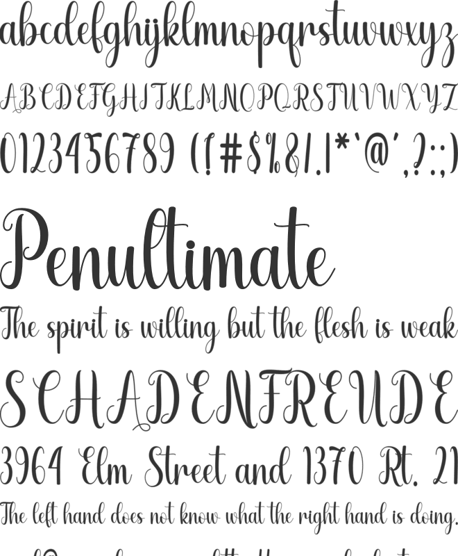 Candy Rainbow font preview