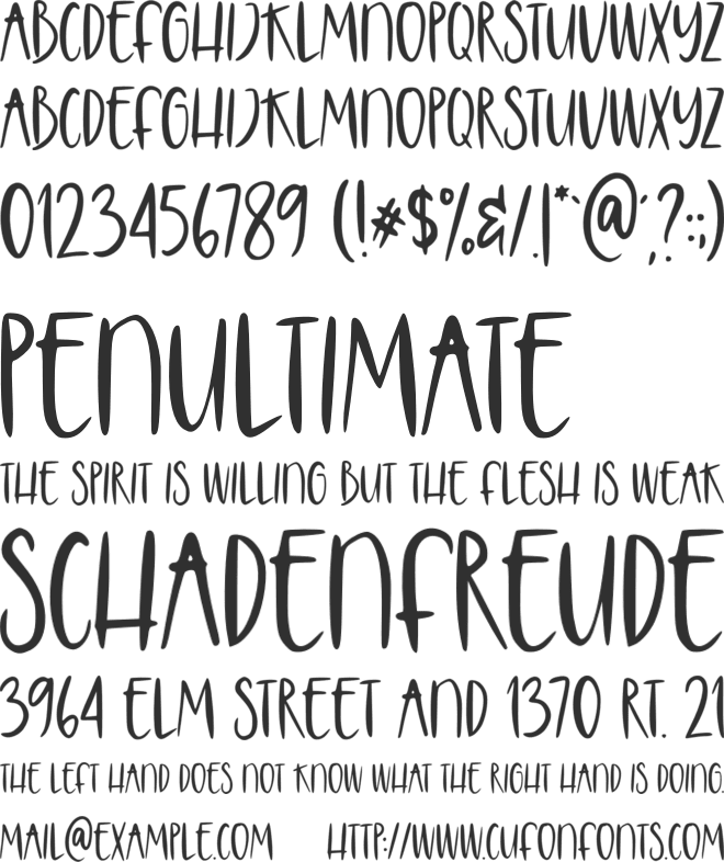 Blessed Farmhouse B font preview