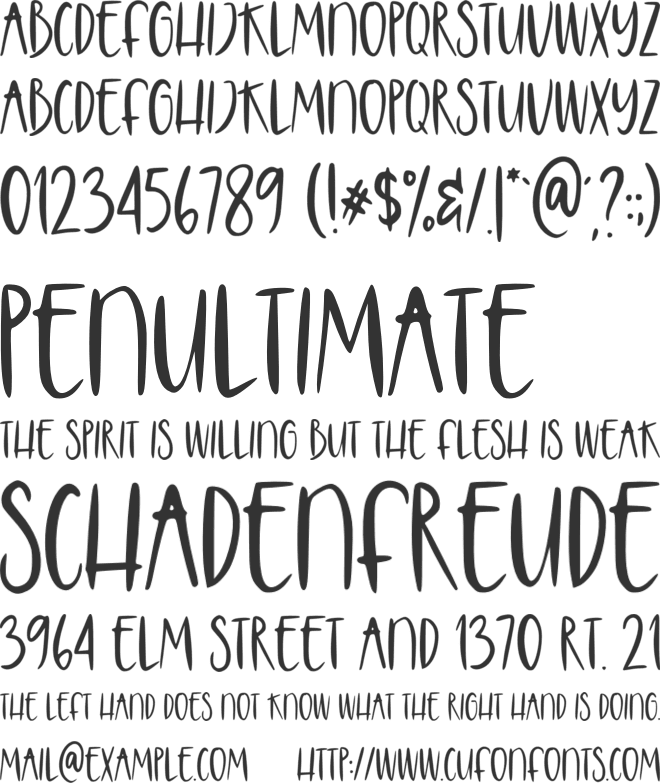 Blessed Farmhouse B font preview