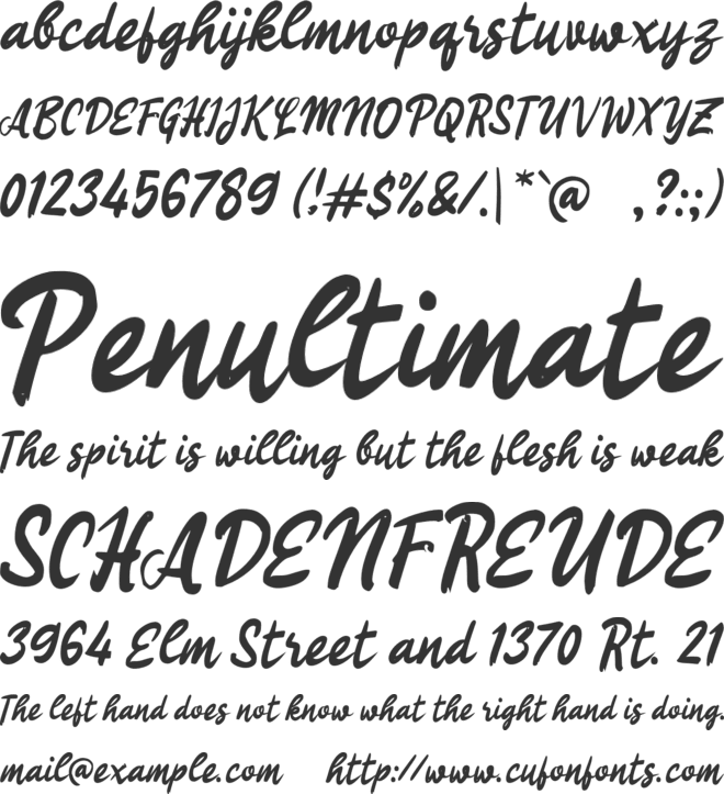 j Jabatan Umum font preview