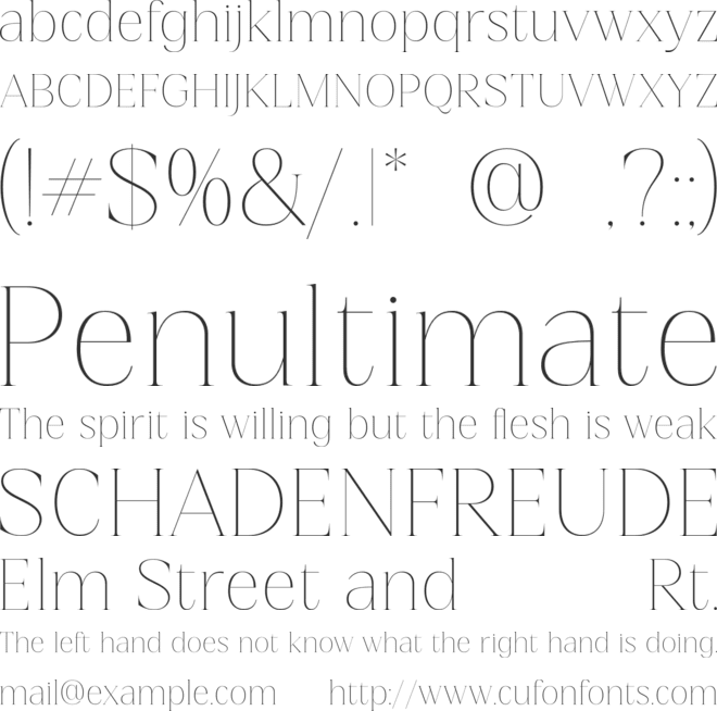 Soul Note Display Trial font preview