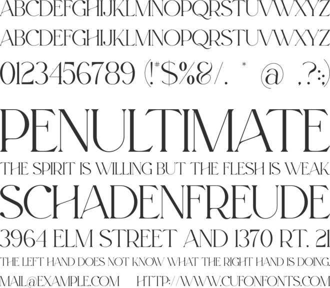 Enchanted Tales font preview