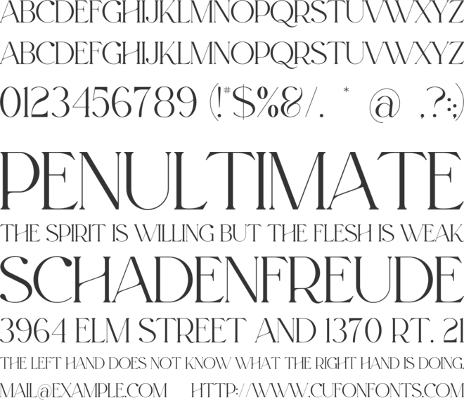 Enchanted Tales font preview