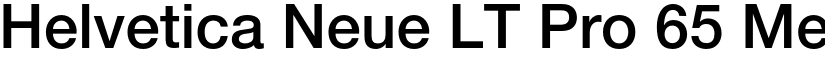Helvetica Neue LT Pro 65 Medium font