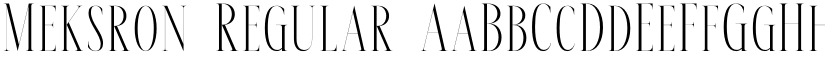 Meksron font download