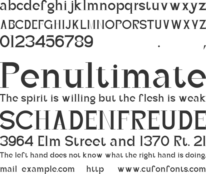 Lachlan font preview