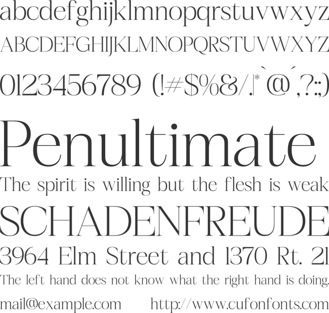 Realife Moment font preview