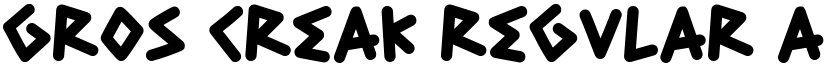 Gros Creak font download