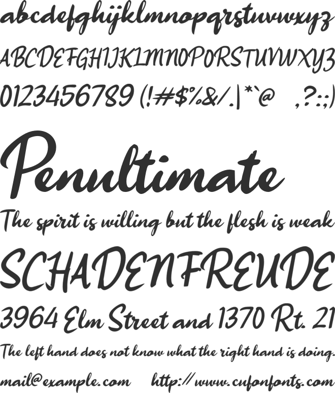 j Jomplang font preview