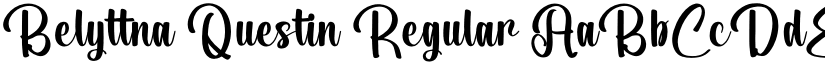 Belyttna Questin Regular font