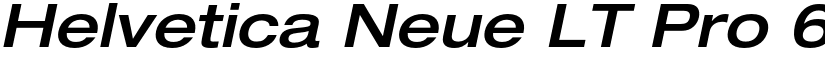 Helvetica Neue LT Pro 63 Medium Extended Oblique font
