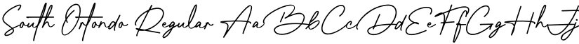 South Ortondo Regular font