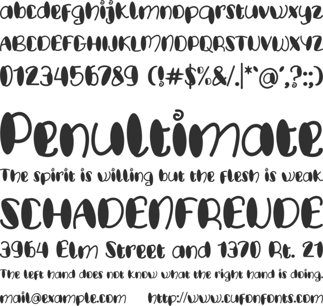 Playful Pixie font preview