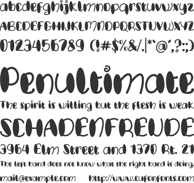 Playful Pixie font preview