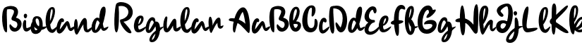 Bioland Regular font