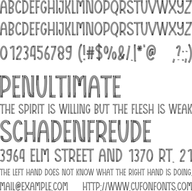Christmas Eve Bells font preview