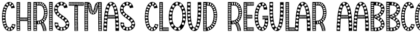 Christmas Cloud Regular font