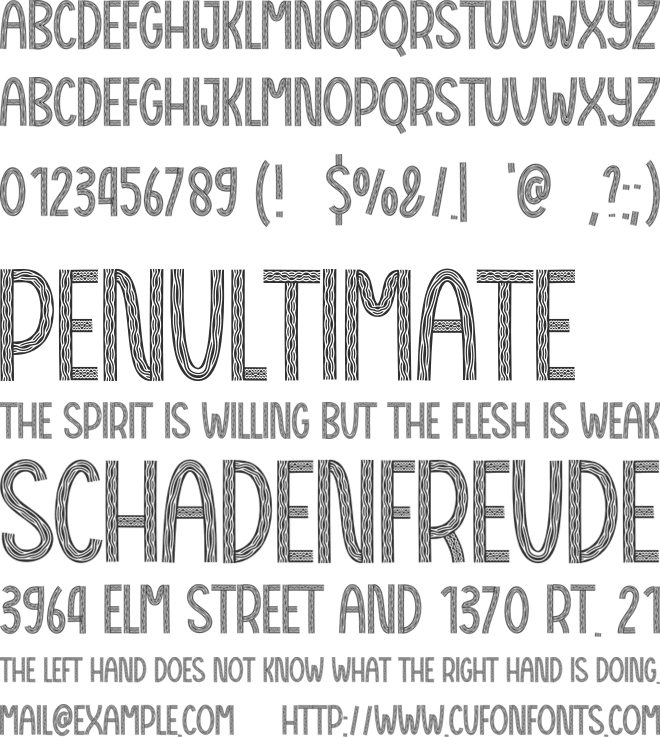 Christmas And Candy font preview
