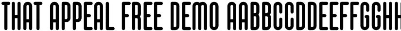 That Appeal Free Demo font