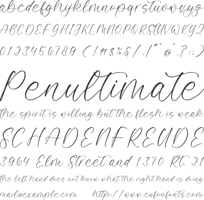 Valentina Goldwyn font preview