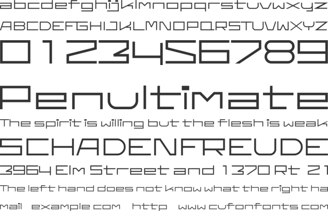 Ff Moon font preview