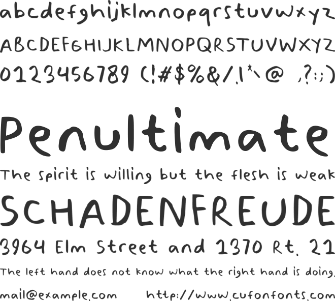 BROWN NOW font preview