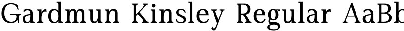 Gardmun Kinsley Regular font