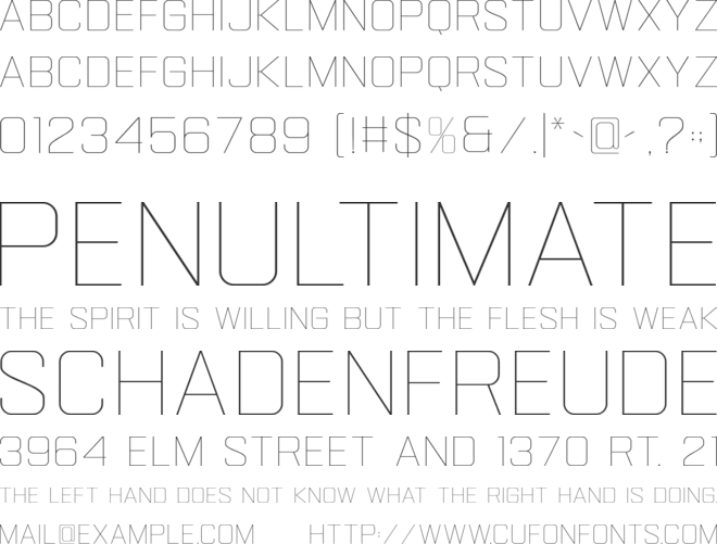 Gemsbuck 02 font preview