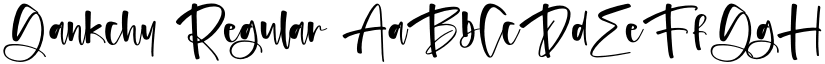 Gankchy Regular font