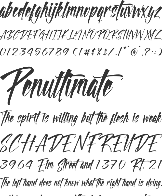 Gelaxttron Beyonkers font preview
