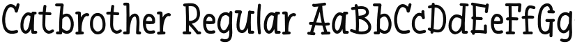 Catbrother font download