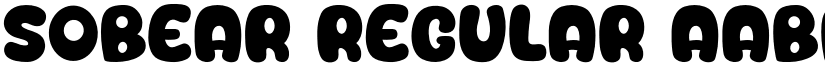 Sobear Regular font