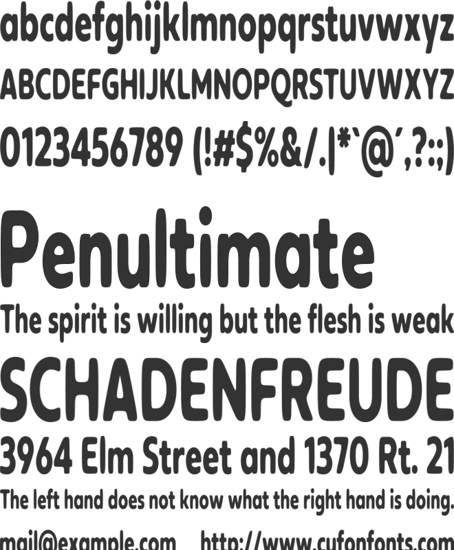 Pemanka font preview