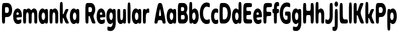 Pemanka Regular font