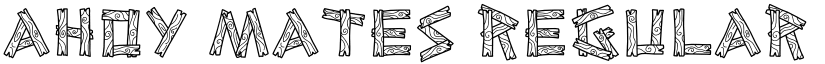Ahoy mates Regular font