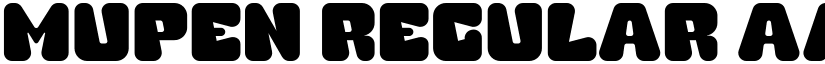 Mupen Regular font