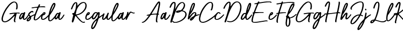 Gastela Regular font