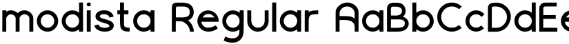 modista Regular font