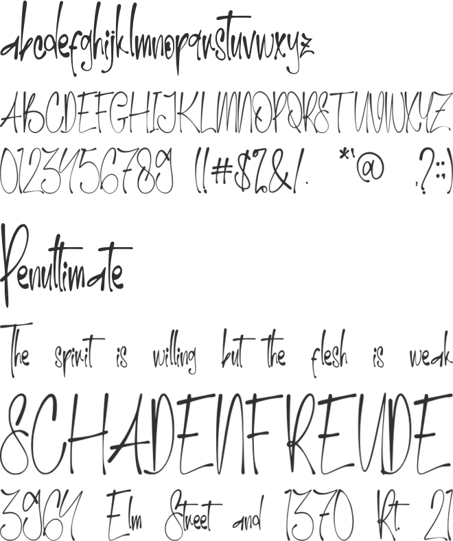 Haitum - Personal Use font preview