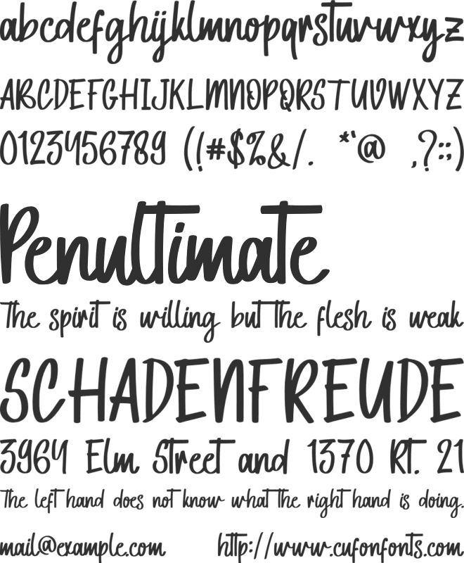 Tropical Tides - Personal Use font preview