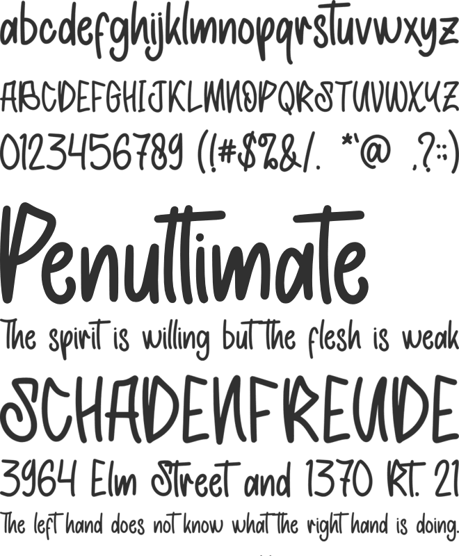 Super Toys - Pesonal Use font preview