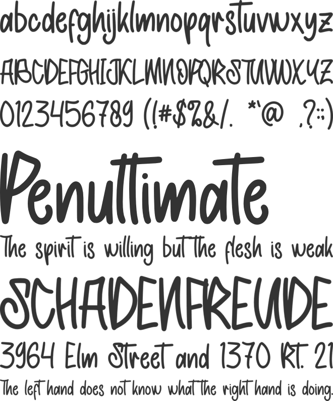 Super Toys - Pesonal Use font preview