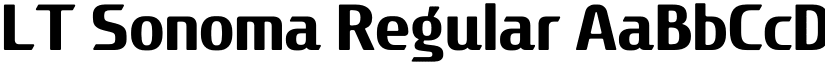 LT Sonoma Regular font