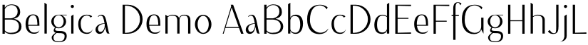 Belgica Demo font