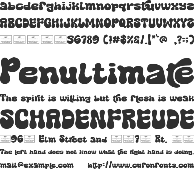 Classic Couture font preview