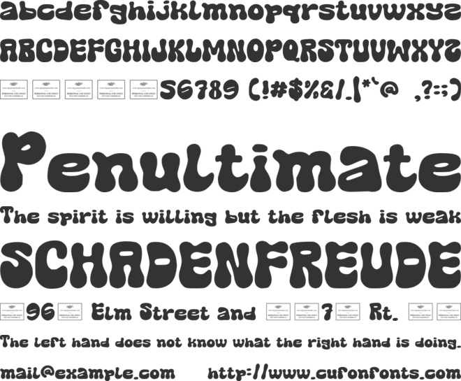 Classic Couture font preview